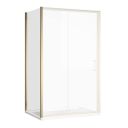 Fabio Brushed Gold Shower Side Panel 900mm