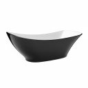 Eton Black Galaxy Freestanding Acrylic Bath 1750x750mm