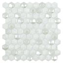Gacrux Hexagon Semi-Gloss White Mosaic 307x317mm
