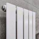 Perth White Single Vertical Flat Panel Radiator 1800x340mm