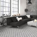 Potton Grey Pattern Ceramic Tile 450x450mm