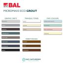 BAL Micromax3 ECO Grout Colour Swatches