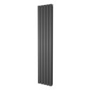 Perth Grey Double Vertical Flat Panel Radiator 1600x340mm