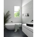 Alcor Matt White Snow Marble Mosaic 307x317mm