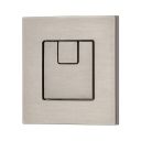 Apache Brushed Nickel Square Dual Flush Button