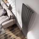 Gamma Grey Vertical Wave Radiator 1785x413mm
