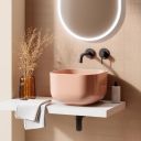 Micheli Gloss Carmello Square Countertop Basin