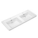 Erin 900mm ceramic basin from above angled view