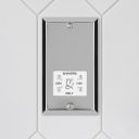 Dual Voltage Chrome Shaver Socket 2
