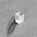 Cubic Chrome Toothbrush Holder