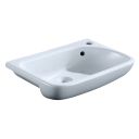 Jersey Semi Recessed Right Hand Corner Tap Basin
