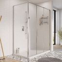 Sana Chrome Shower Side Panel