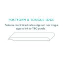 Postformed Waterproof Shower Wall Panel 1200mm