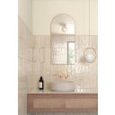 Bergamo Beige Porcelain Brick Tile 75x300mm