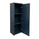 Griffin Petrol Blue Wall Mounted Tall Storage Cabinet