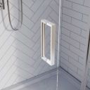 Sana Chrome Sliding Shower Door 1600mm