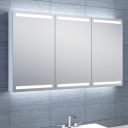 Corton Motion Sensor Illuminated LED Mirrored Bathroom Wall Cabinet 700x1200mm