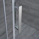 Penta Chrome Frameless Shower Enclosure 900x900mm