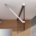 Oxford Chrome Shower Screen Angled Support Bar