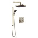Flint Double Outlet Concealed Valve Shower Pack - Champagne Gold