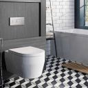 Britton Stadium Wall Hung Toilet with Soft Close Seat