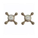 Burlington Claremont Gold Hand Wheel Tap Handles
