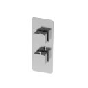 Liva Chrome Square Concealed Shower Valve & Fixed Shower Head Pack
