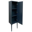 Griffin Petrol Blue Tall Storage Cabinet with Legs