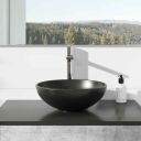Sphere Black Countertop Bowl Basin