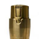 Thermostatic Brushed Gold Angled Pair of Radiator Valves