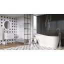 Modern bathroom image featuring the Sandhurst Freestanding Acrylic Bath 1680x730mm