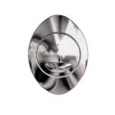 Apache Chrome Oval Dual Toilet Flush Button