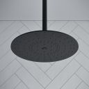 Aqualisa S1 Matt Black Smart Digital Shower Dual Outlet (Slide Rail Kit with Fixed Ceiling Head) HP/Combi