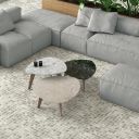 Pacific Pearl White Glass Mosaic Tile 315x315mm