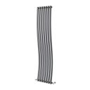 Gamma Grey Vertical Wave Radiator 1785x413mm