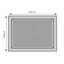 Jackoboard Tileable Shower Wall Niche 450x350x100mm Spec Drawing