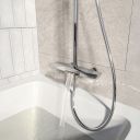Zena Chrome Thermostatic Shower Pack with Bath Spout