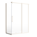 Ryland Brushed Gold Shower Side Panel 900mm