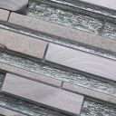 Sicily Glass & Stone Offset Mosaic 300x300mm