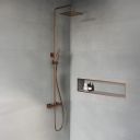 Thane Brushed Bronze Thermostatic Exposed Shower Pack