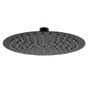 250mm Round Shower Head – Matt Black