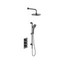 Moray Gunmetal Concealed Valve Shower Pack