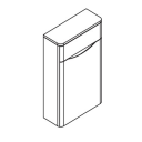 Erin Gloss White WC Unit