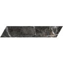 Salerno Black Matt Marble Chevron Tile 80x400mm