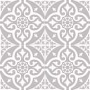 Chard Grey Ornate Ceramic Tile 450x450mm