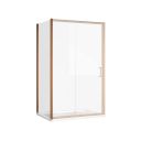 Fabio Brushed Bronze Shower Side Panel 800mm