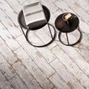 Levik White Wood Effect Porcelain Tile 200x1200mm