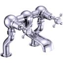 Burlington Claremont Chrome Deck Mounted Bath Filler Tap