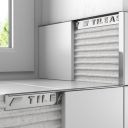 Tileasy Square 8mm Chrome Tile Trim