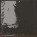 Bergamo Black Porcelain Square Brick Tile 150x150mm
